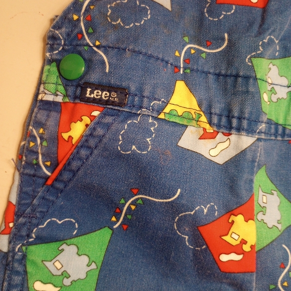 Lee Jeans Vintage 90's Toddler Overalls With Snaps - Picture 4 of 9